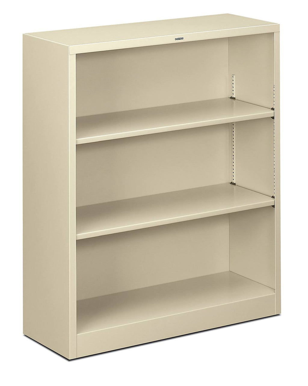 Metal Bookcase Three-Shelf Putty U2830