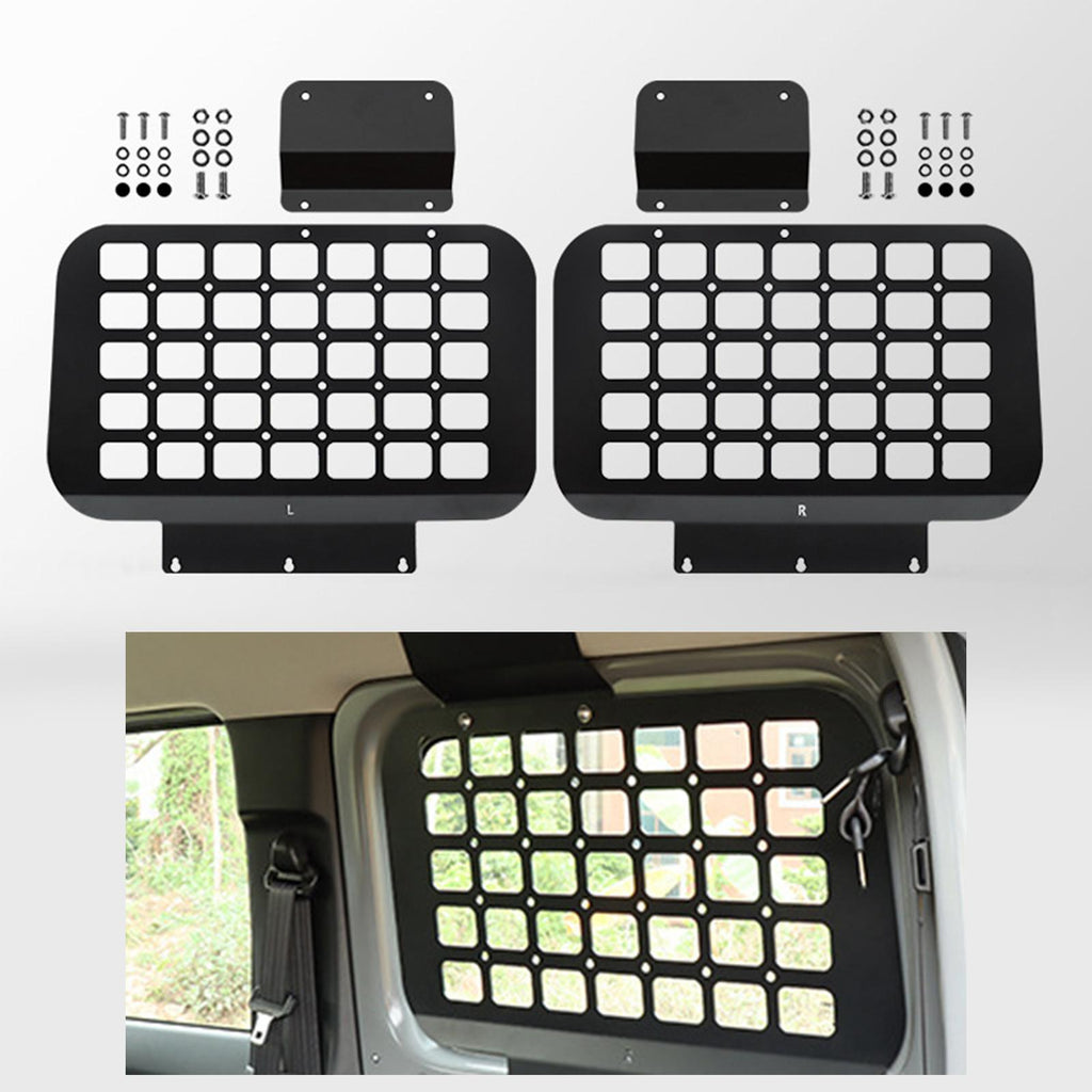 2x Rear Window Side Storage Racks Internal Expansion Accessories Multifunction Rack Rear Cargo Luggage Storage Carrier B415085