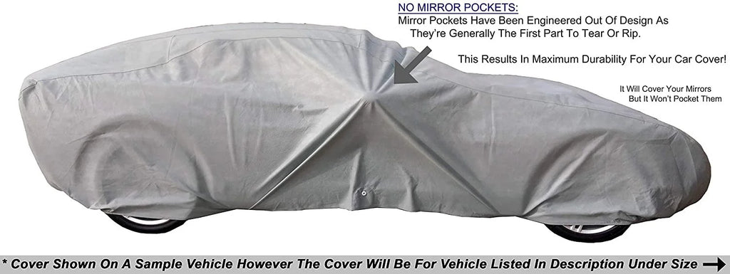 Car Cover with Fleece Lining, Anti-Theft Cable Lock, Bag & Wind Straps E388