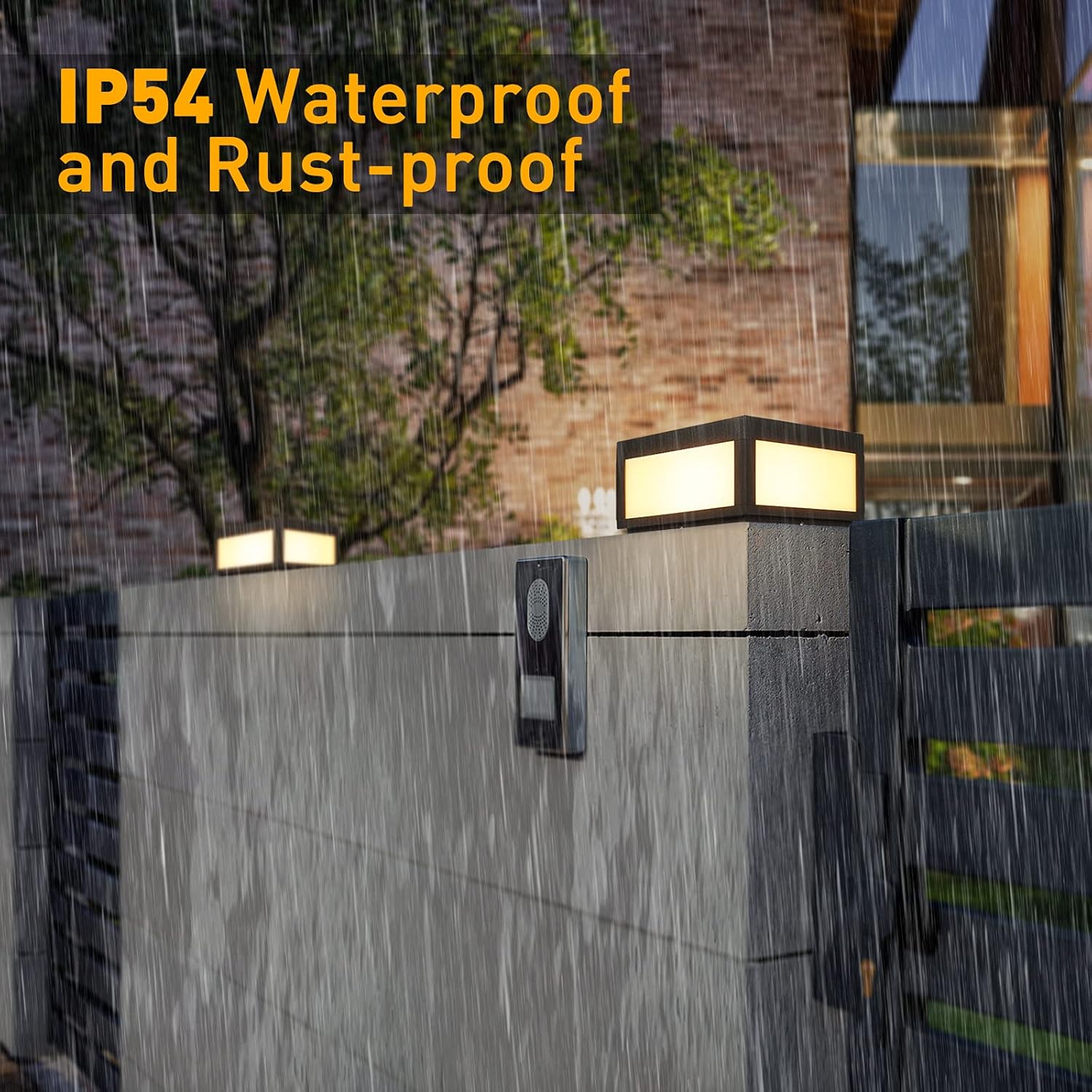 Outdoor Post Light LED Deck Cap Light with IP54 Waterproof E26 Bulb I6128