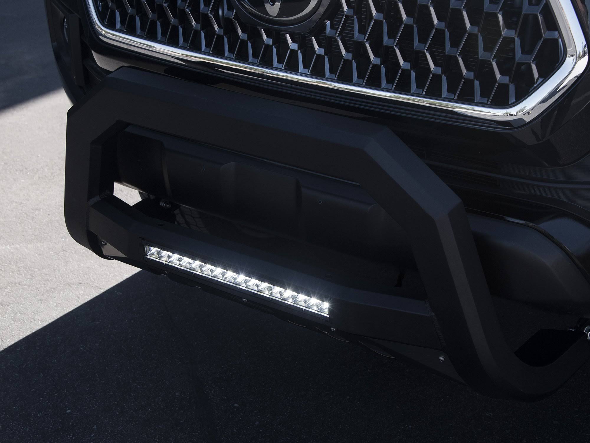 Matte Black Bull Bar with LED I884713