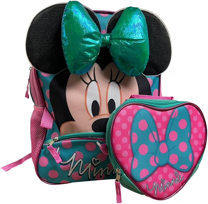 16" School Backpack With Detachable Lunch Box Set W4817