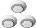 10 Years Battery Wireless Interconnected Combination Smoke and Carbon Monoxide Detector Alarm, 3-Pack U64331