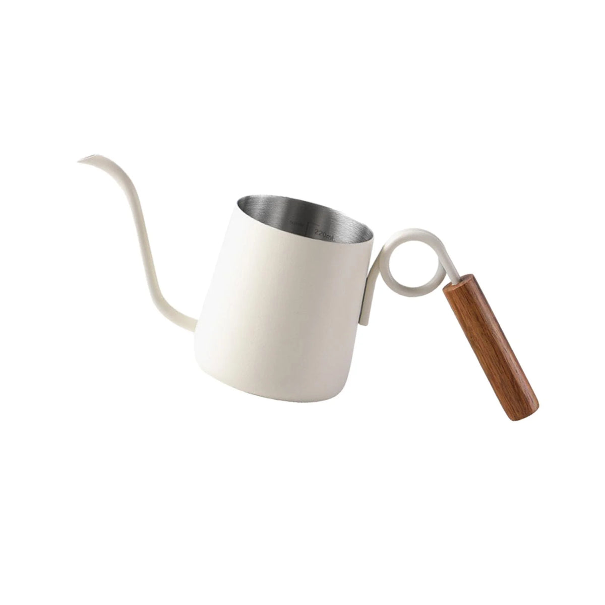 Beige Gooseneck Pour Over Coffee Kettle 250ml M6198