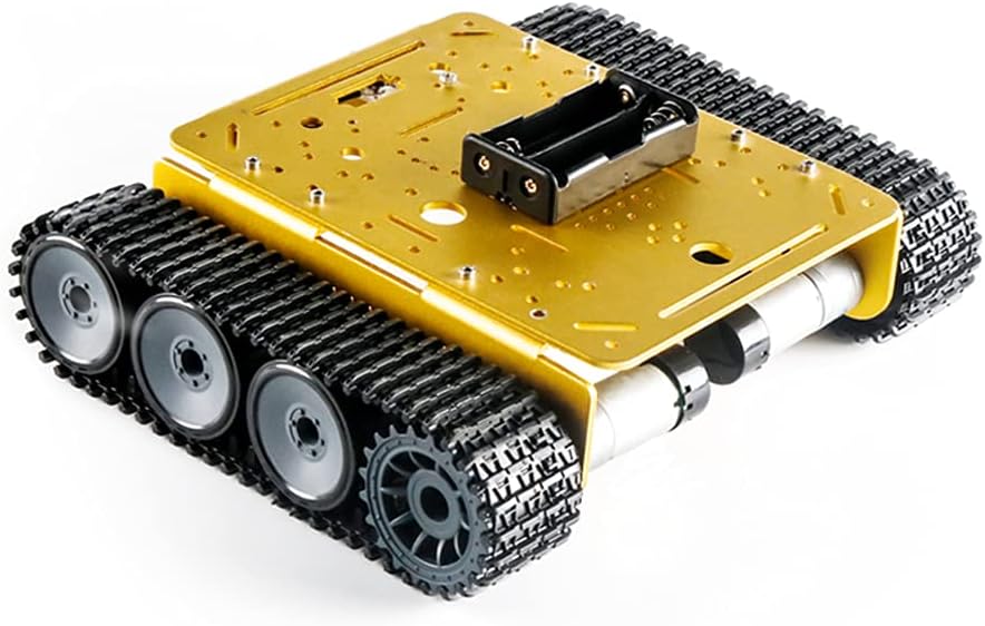 Metal Track Crawler Robot Chassis Kit with DC Motor with Encoder L802