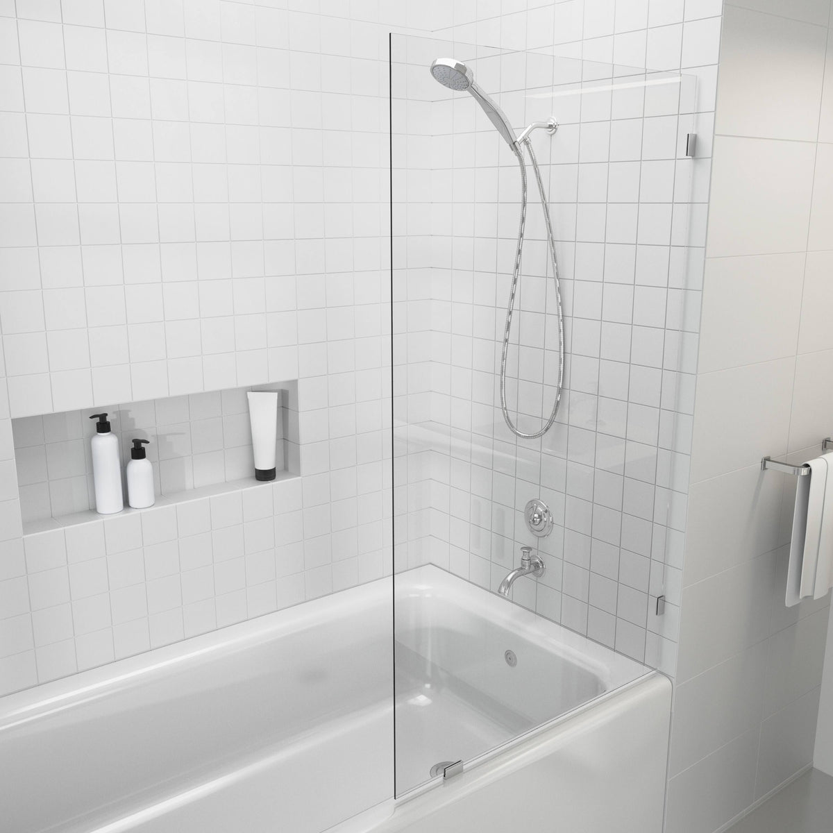 Frameless Shower Bath Fixed Panel E133301