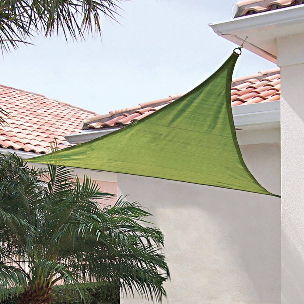 16& Lime Green Triangle Shade Sail H917