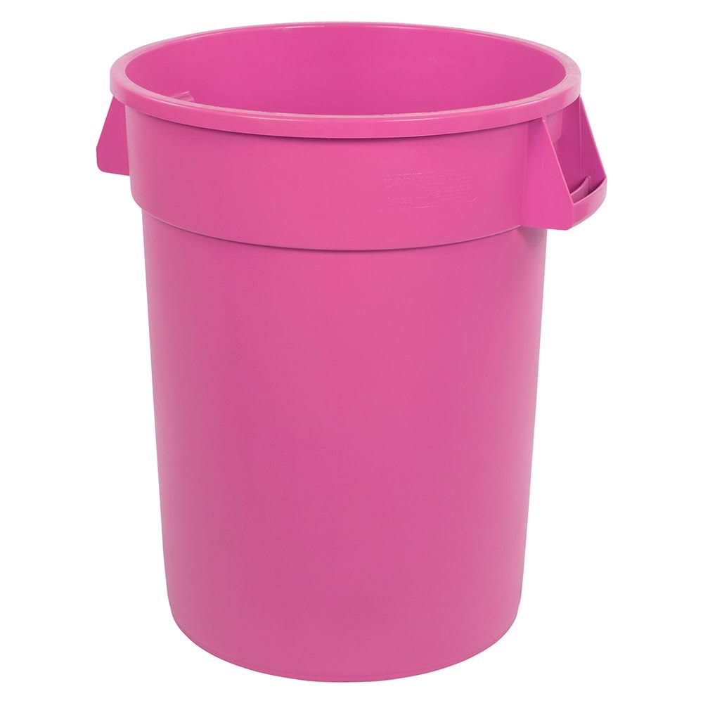 20 Gallon Pink Polyethylene Trash Can Q95042