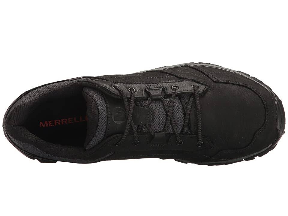 Black Wide Waterproof Lace Shoes J1291