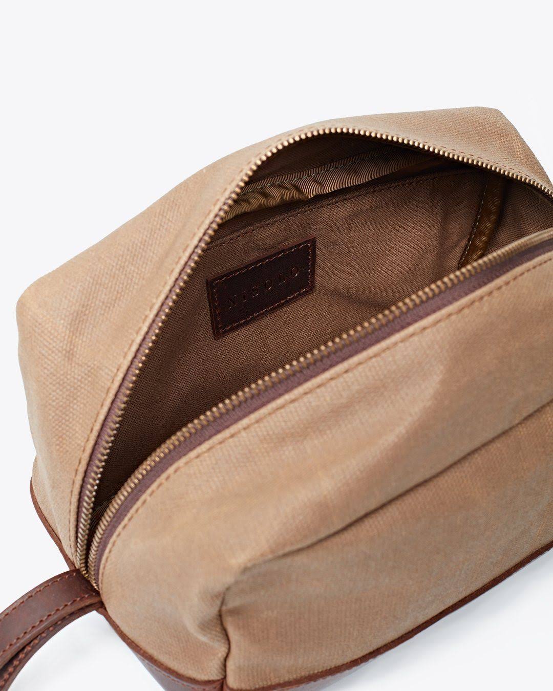 Waxed Canvas Dopp Kit I852851