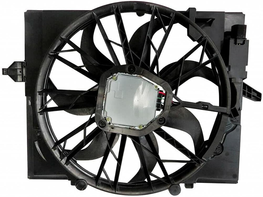 A/C Radiator Fan Assembly for BMW 525i 530i Sedan 2004 2005 Automatic Transmission E5083