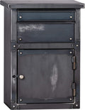 Nightstand with 2 Heavy Duty Drawers and Locking Cabinet C574758