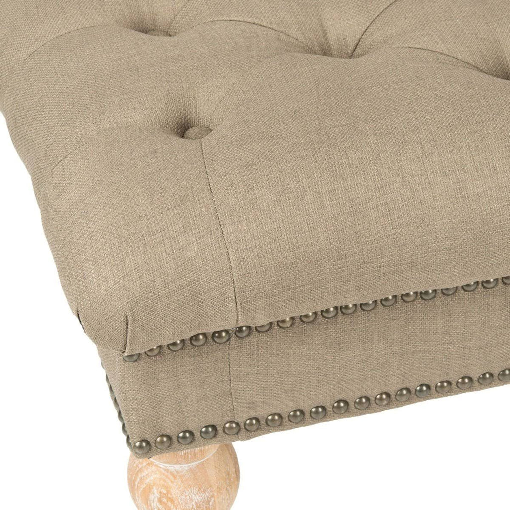 Tufted Bench, Taupe L4200