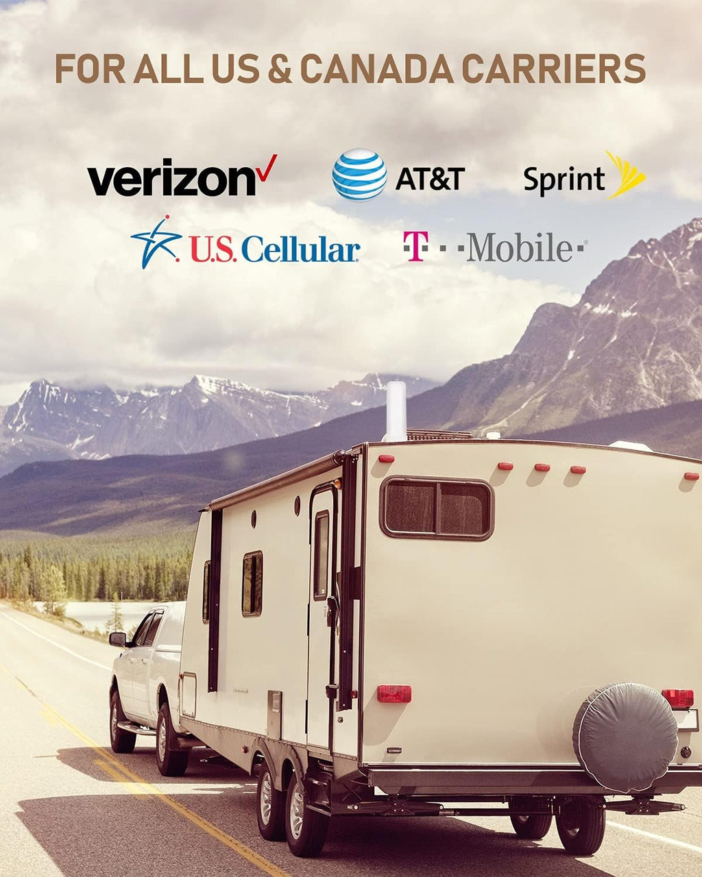 Cell Phone Signal Booster for RV, All US Carriers H1337