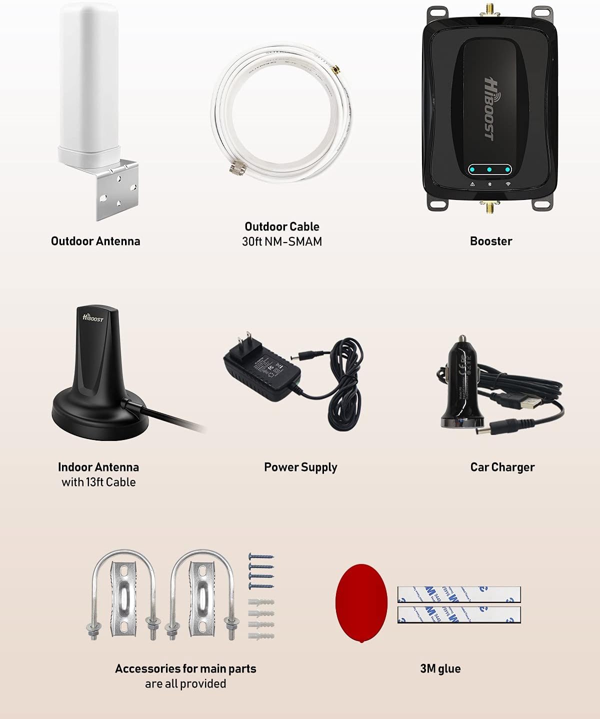 Cell Phone Signal Booster for RV, All US Carriers H1337
