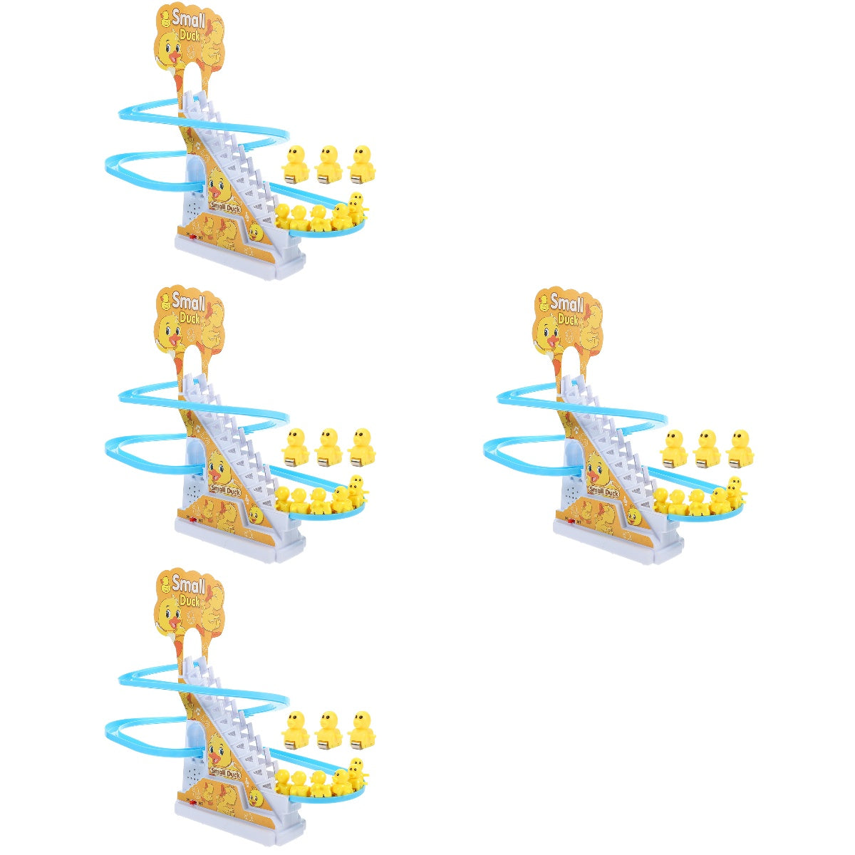 Stair Climbing Toy Roller Coaster 4 Sets Slide Childrens Toys G819