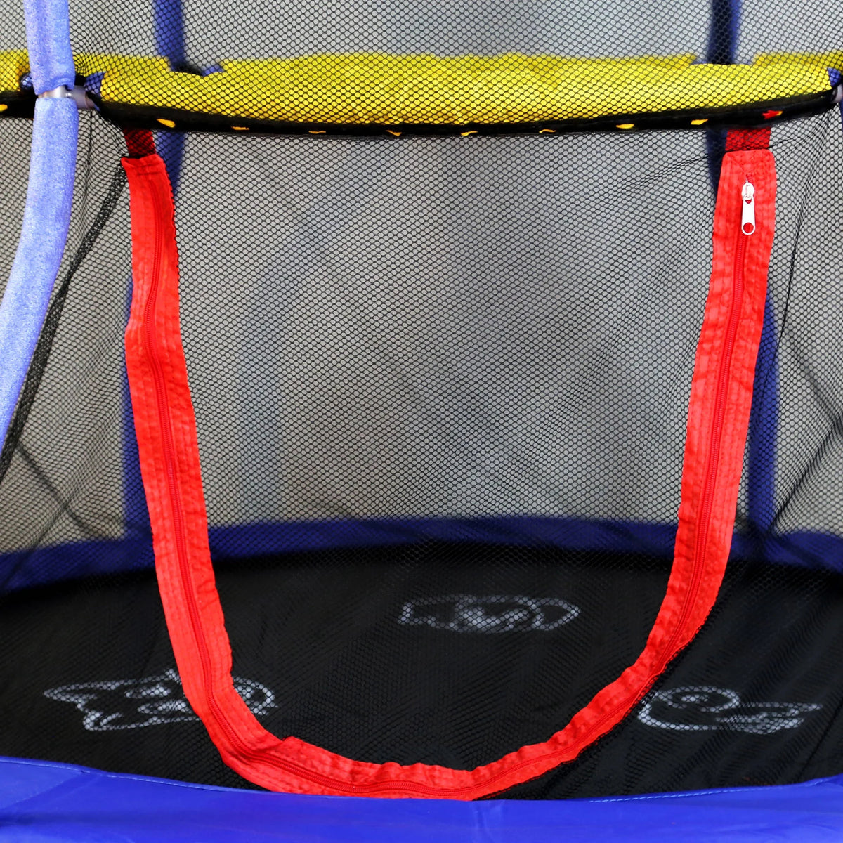 55-Inch Trampoline with Enclosure and Sound, Blue M1865