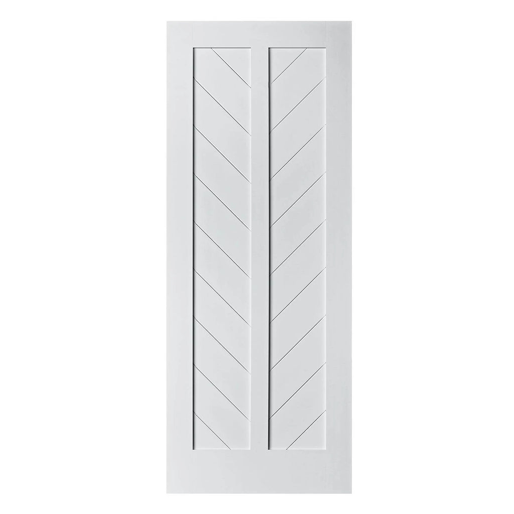 MDF Primed White Interior Barn Door Slab Y3506