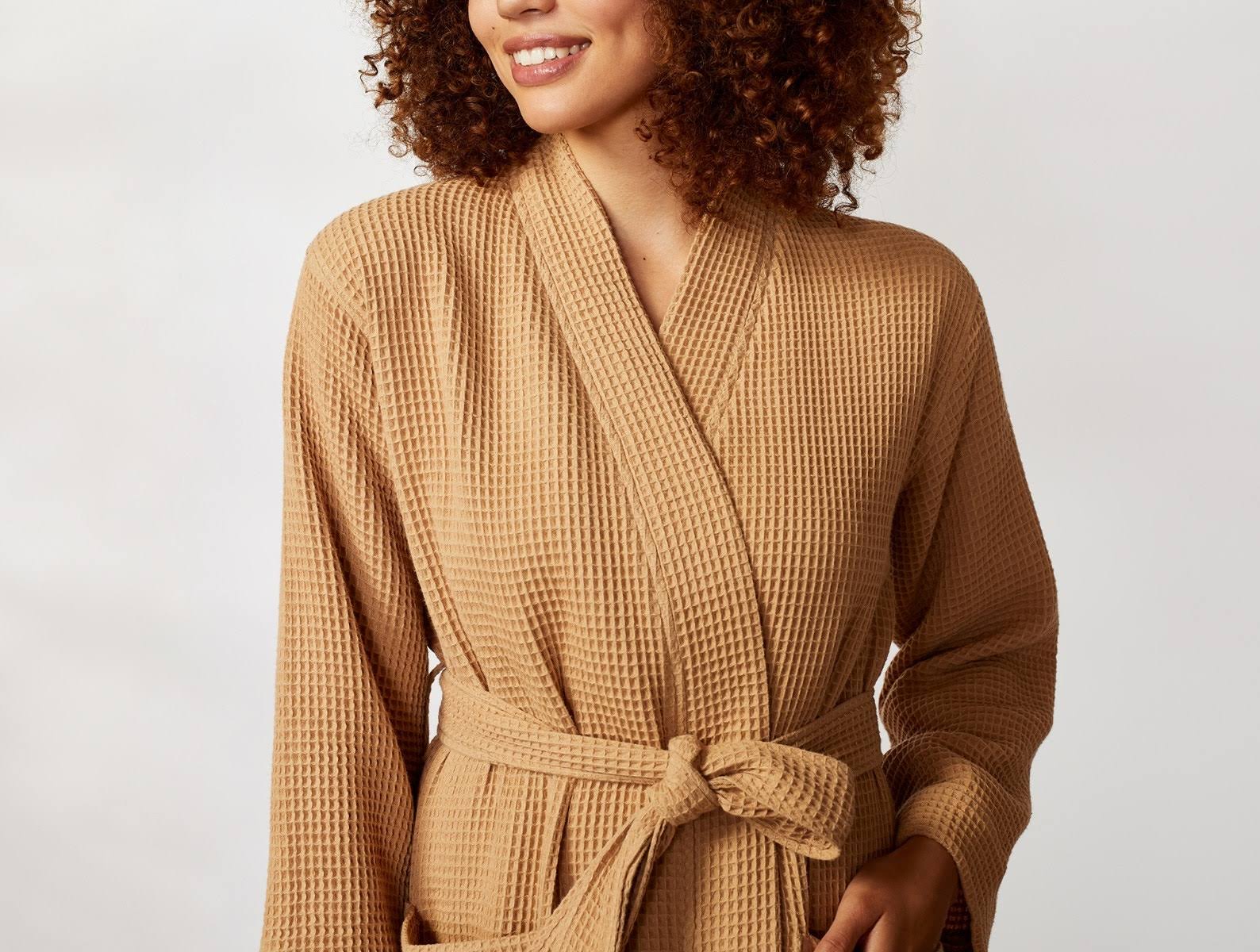 Organic Waffle Robe A78546