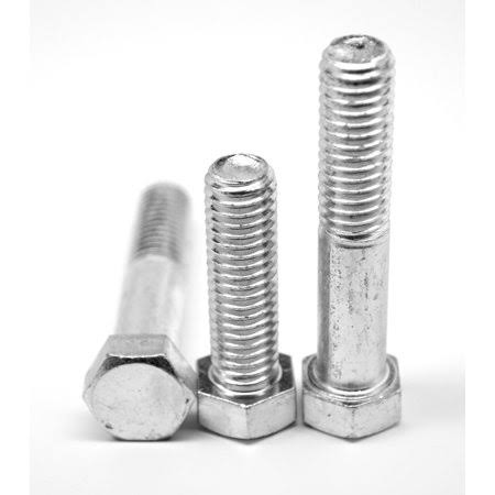 7/16-20 x 4 1/2 Fine Thread Grade 5 Hex Cap Screw Medium Carbon Steel Zinc Plated Pk 175 P938