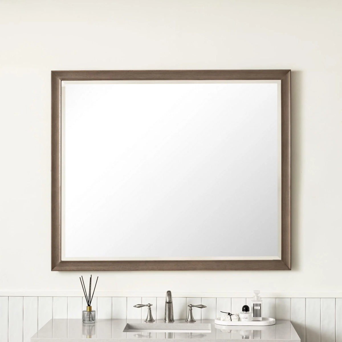 40" X 48" Bathroom Mirror - Grey G644