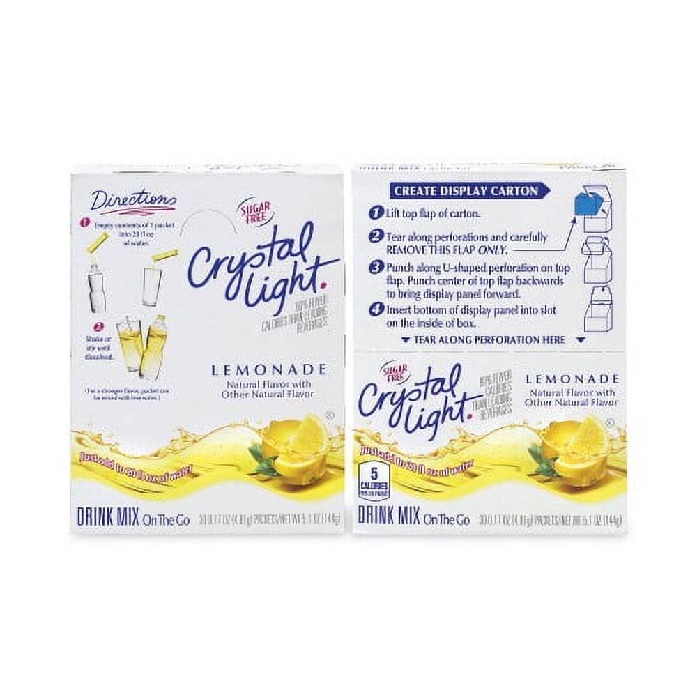 Sugar-Free Lemonade Drink Mix, 0.17 oz Single-Serving Tubes, 30/Pack I256519
