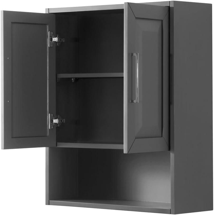 Dark Gray Wall-Mounted Storage Cabinet M794688