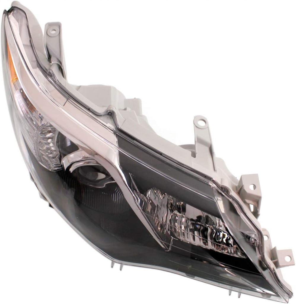 Passenger Side Halogen Headlight Assembly for Toyota Camry 2012 2013 2014 SE/Sport Model C80124
