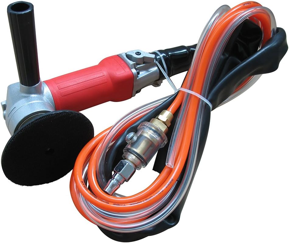 4-Inch Air Wet Stone Polisher with Rear Exhaust P8956