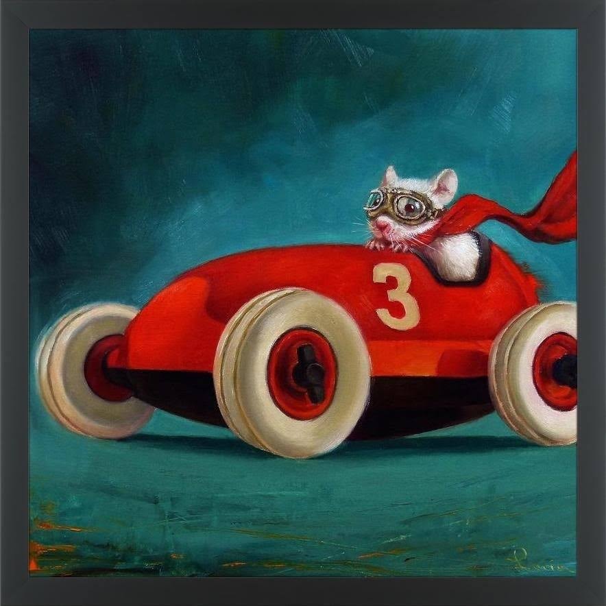 24 x 24 Classic Black Frame Canvas Art P2060