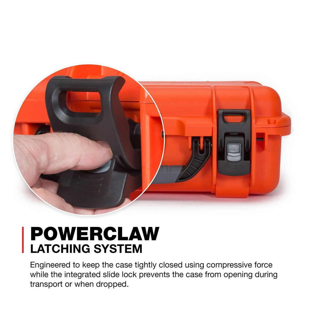 Orange Case with Padded Dividers E333