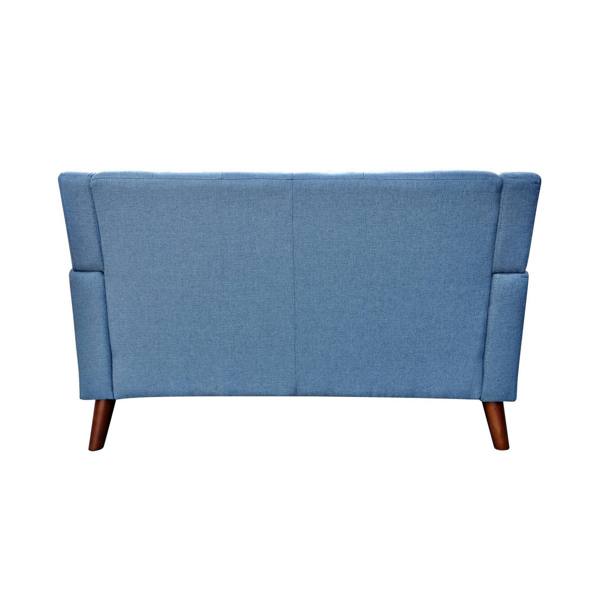 Blue Fabric Loveseat O987