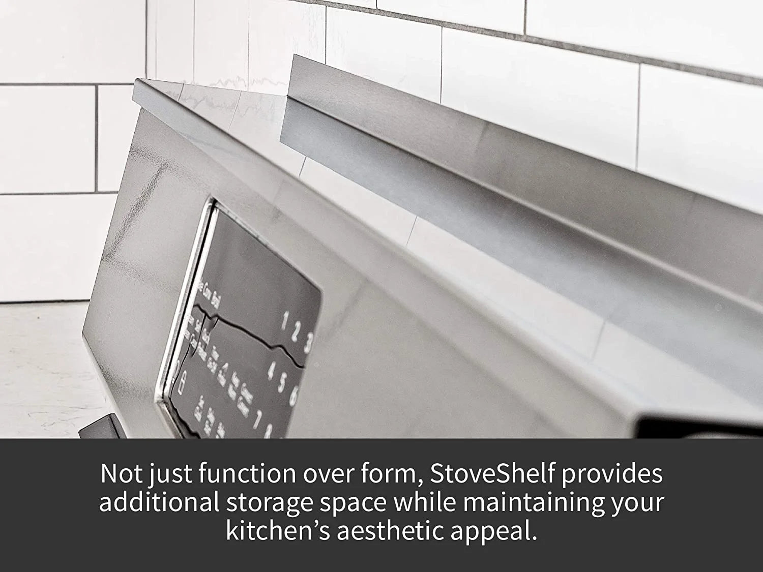 Black Magnetic Shelf, 30" Length Y4555