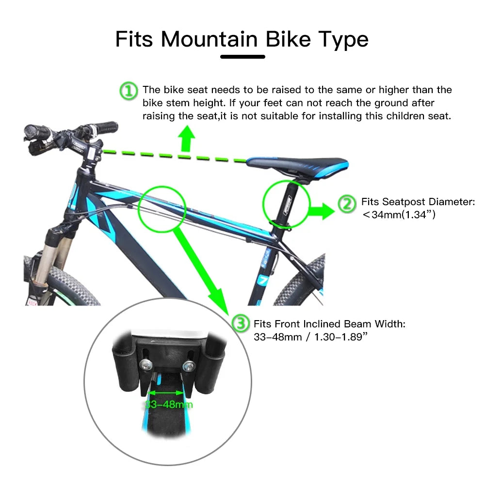 Mountain Bike Child Seat E2411