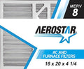 16x20x4 1/4 MERV 8 Pleated Air Filter, Box of 2 Z525