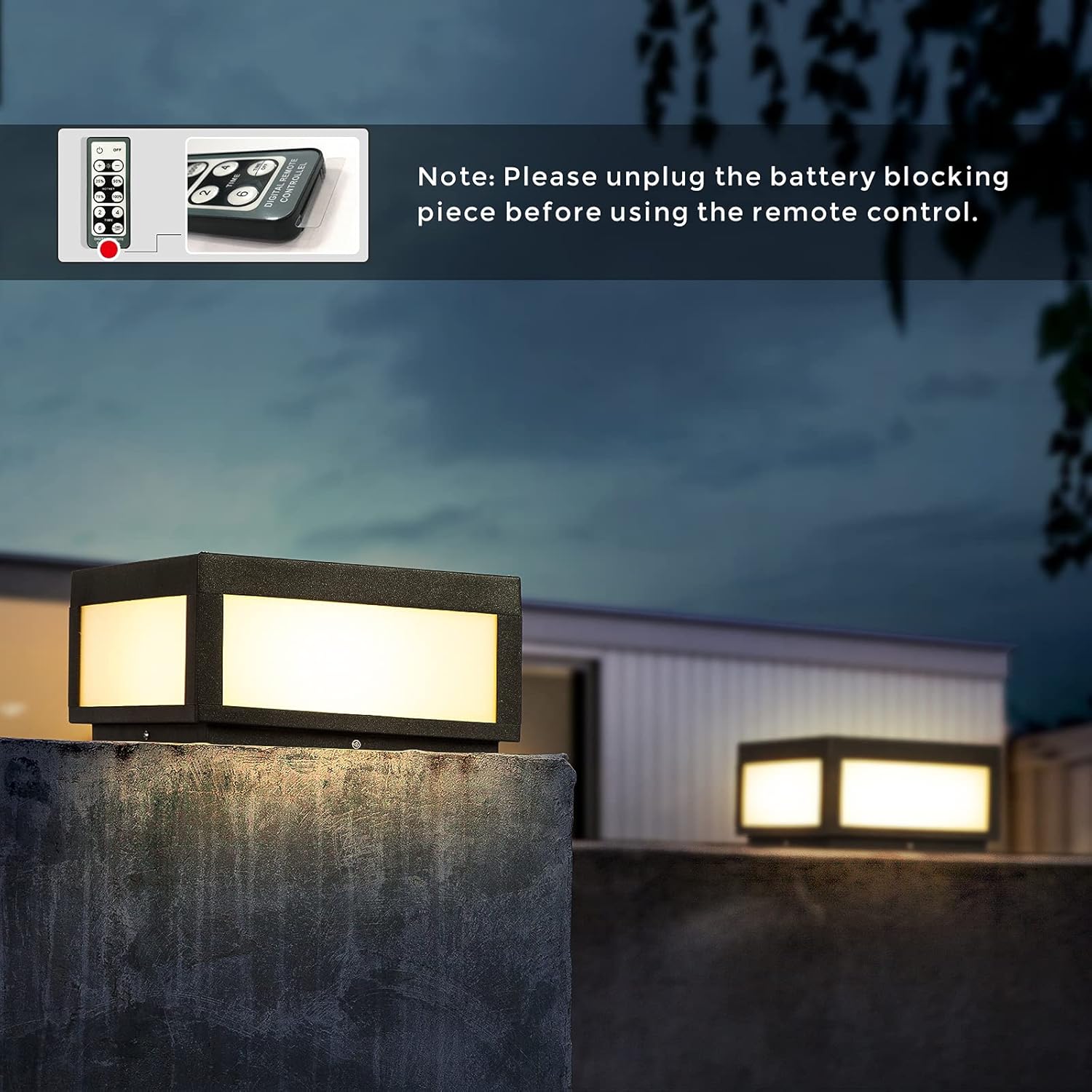Outdoor Post Light LED Deck Cap Light with IP54 Waterproof E26 Bulb I6128
