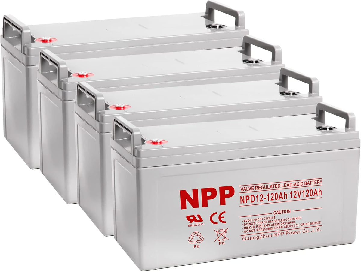 12V 150Ah AGM Deep Cycle Battery 4 Pack M45203