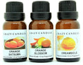 3 Bottles Set Orange Satsuma Orange Blossom Dreamsicle Fragrance Oils A24145