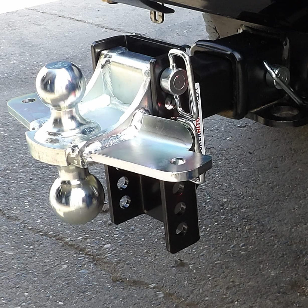 Combo Ball Mount with Sway Control Tabs, 12,000 lbs, Fits 2-1/2" Hitch B969135