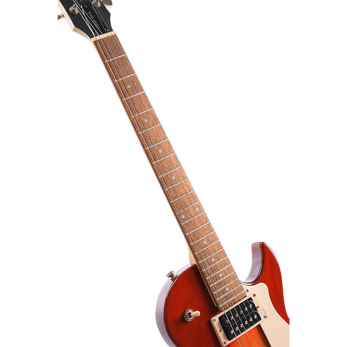 Cherry Red Sunburst Electric Guitar J242
